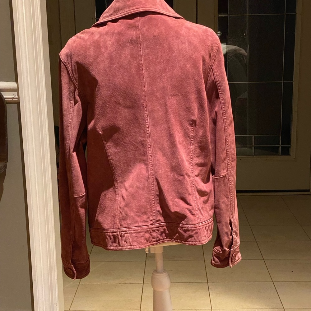 Beat the COLD weather!PRICE DROP Cherokee Leather Washable Jacket Raspberry XXL - Picture 2 of 10